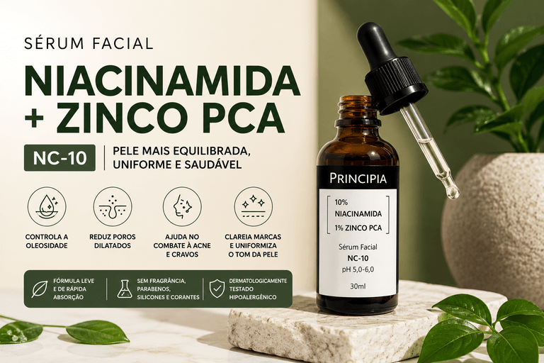 Niacinamida + Zinco (NC-10) da Principia: Vale a Pena?
